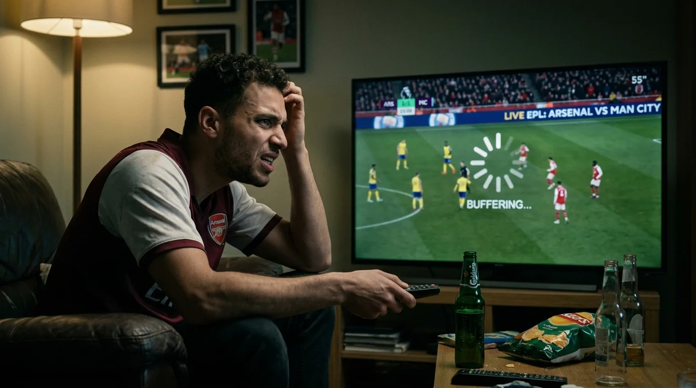 Buffering issue on TV during live sports match